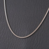 Silver Neck Casual Chain 3mm